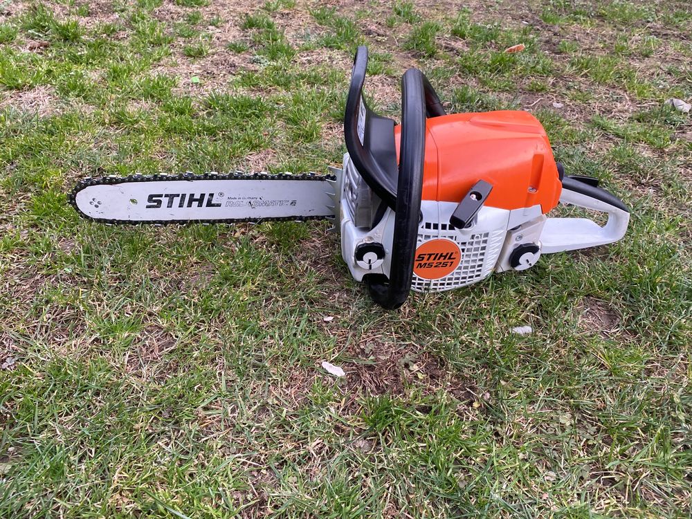 Sägenspezi Schwert-Set 40cm Für Stihl MS251 - Mit 2 Halbmeißelketten