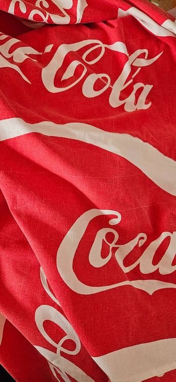 Bettwäsche Coca Cola Original aus den 90er Baumwolle (Gebraucht) in Zweidlen für CHF 5 – mit Lieferung auf Ricardo kaufen