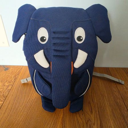 Affen zahn Rucksack kinder Elefant blau Neu ungebraucht