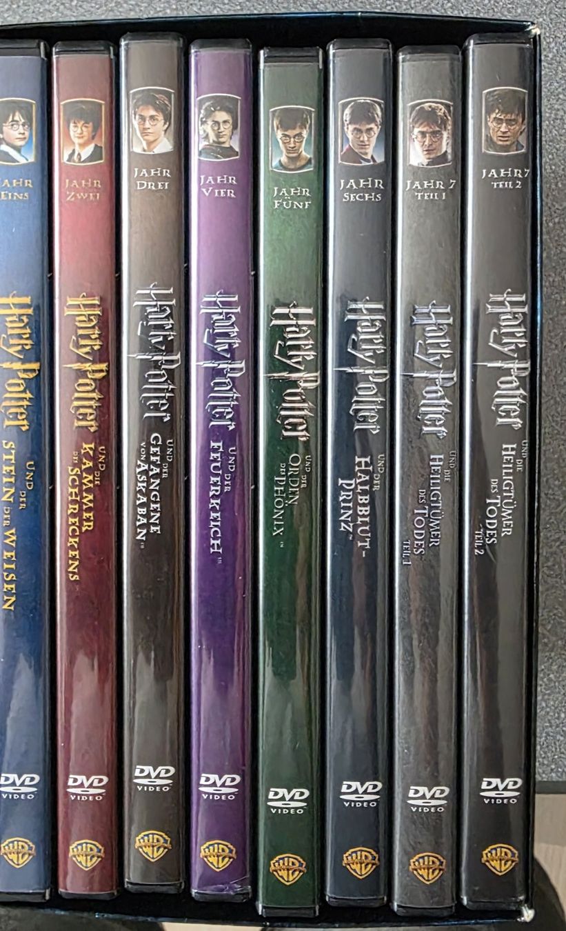 Tutti i DVDs: DVD / Harry Potter Complete Collection 8 Filme – Usato da Oetwil am See venduto da fineli2 1