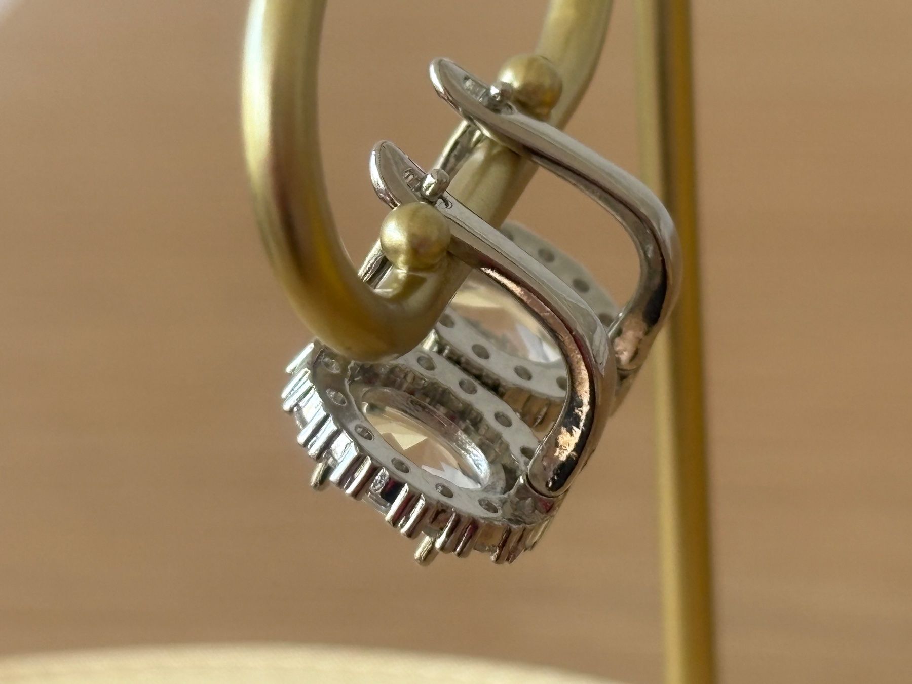 Orecchini pendenti & Orecchini a lobo: Luxus Elegante  Ohrstecker Ohrschmuck  Farbe:Silber – Nuovo (secondo la descrizione) da Biel-Bienne venduto da Roserosse13 2