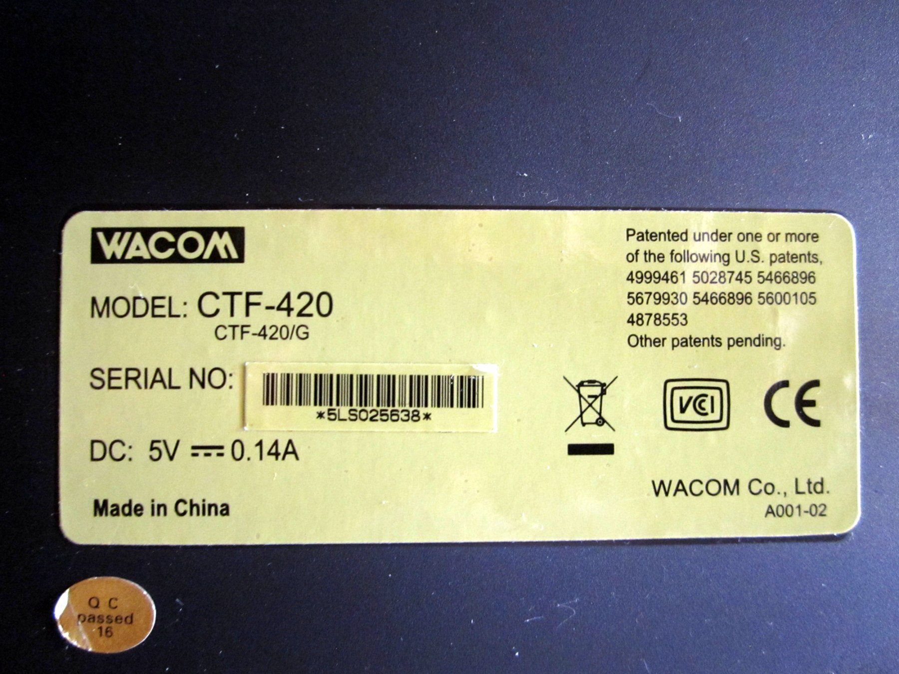 Wacom Tablet PC: Tablet (Grafiktablet) von Wacom – Usato da Binningen venduto da flugi30 1