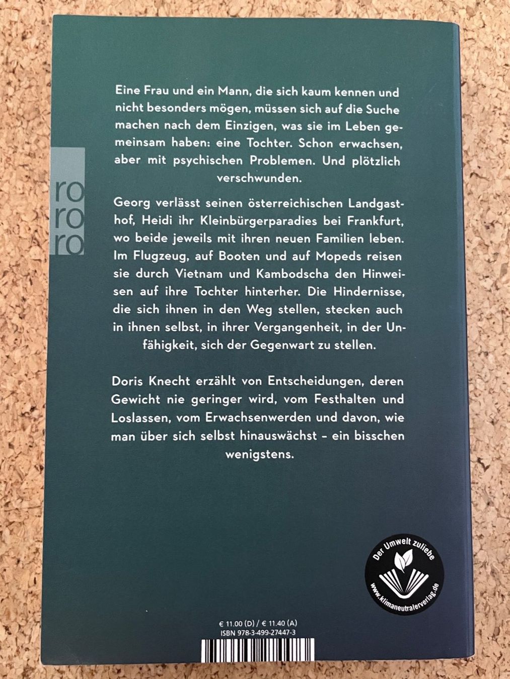 Bücher: Taschenbuch "weg", Doris Knecht – Gebraucht aus Grosswangen von Vita500 1