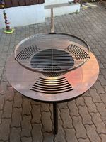 Feuerschale mit Grillrost und Platte