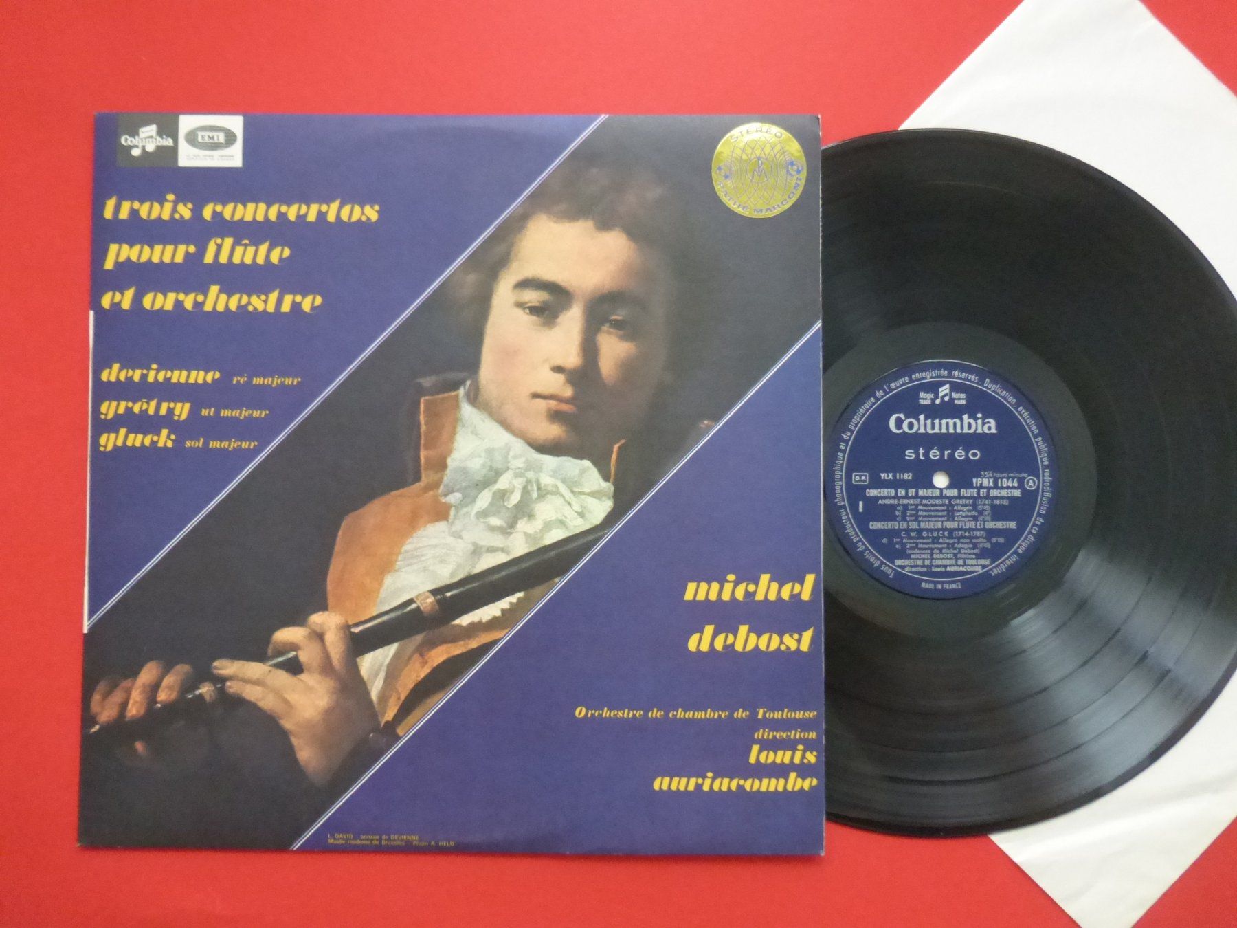 Dischi in vinile: Devienne, Grétry, Gluck, Michel Debost, Louis Auriacombe, – Usato da Zürich venduto da Swiss62