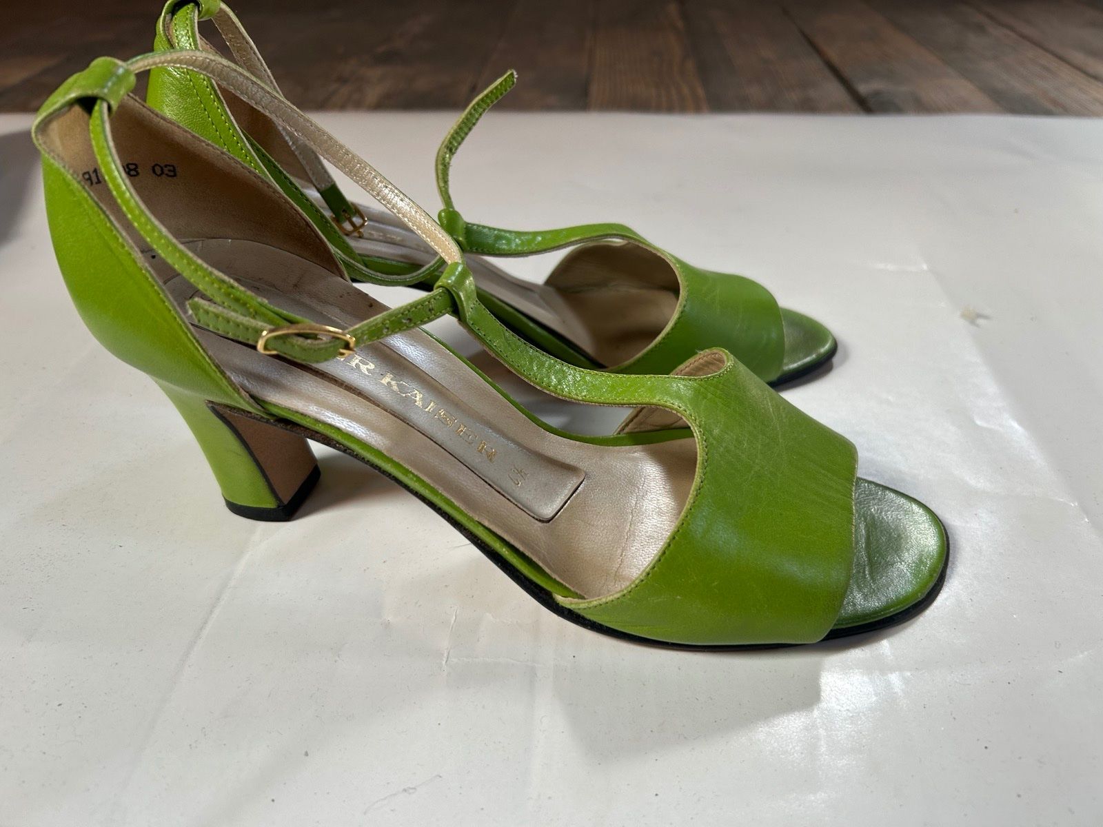 Kaiser Scarpe da uomo: Pumps Peter Kaiser Leder Grün – Usato da Zürich venduto da f_m_fqv6 1