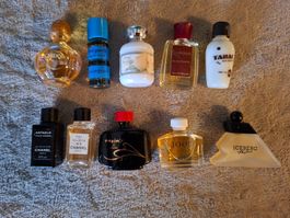 Vintage Parfum Miniaturen Set 10 Stück verschiedene Marken