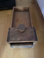 Camion en bois fait main, jouet ancien, 45 cm