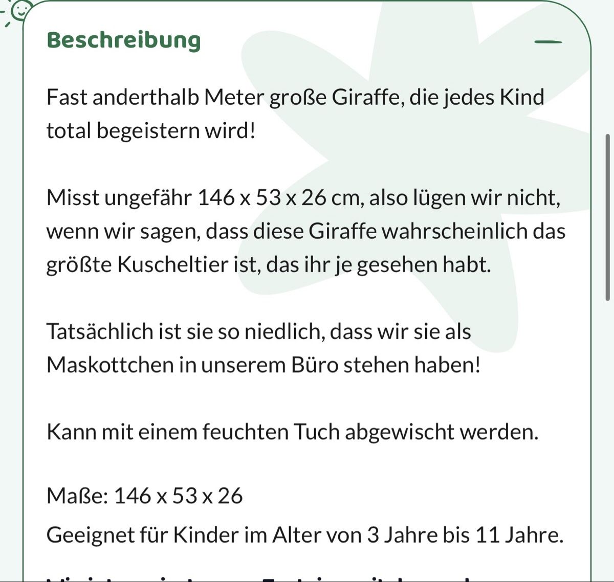 Spielzeuge: Giraffe Kinderzimmer  – Gebraucht aus Zug von mar_fy7g 6