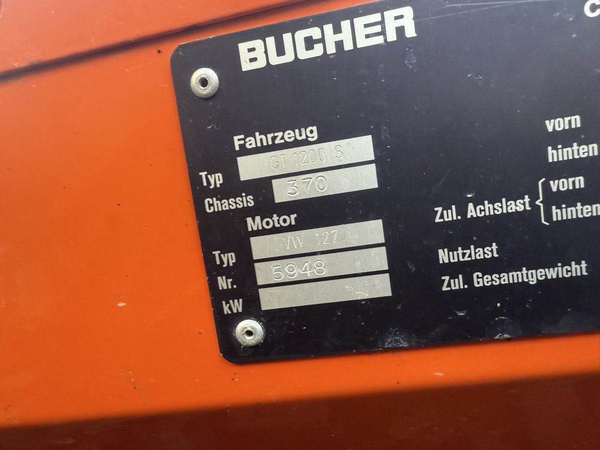 Veicoli commerciali: Bucher GT 1200 S – Usato da Eichberg venduto da Weder236 6