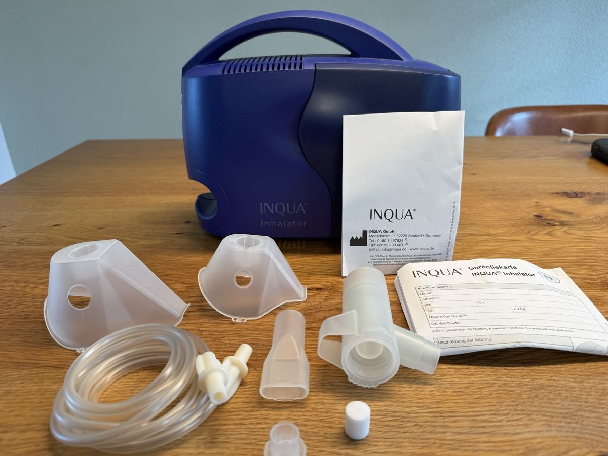 Attrezzature mediche: Inqua Inhalator - mit Zubehör – Usato da Niederbüren venduto da Oetschli