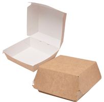 400x Burger Box Gastro 14,5 x 14,5 x 8 cm gratis Versand