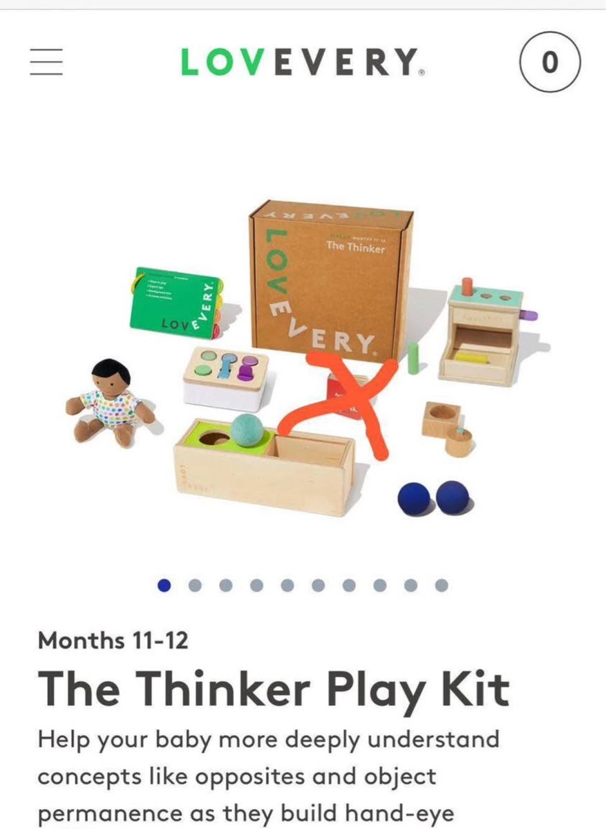Jouets: Lovevery - The Thinker Playkit – D'occasion à Dübendorf par mio_6rrv