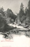 Schattenhalb Rosenlaui BE Alpentobel mit Wildbach