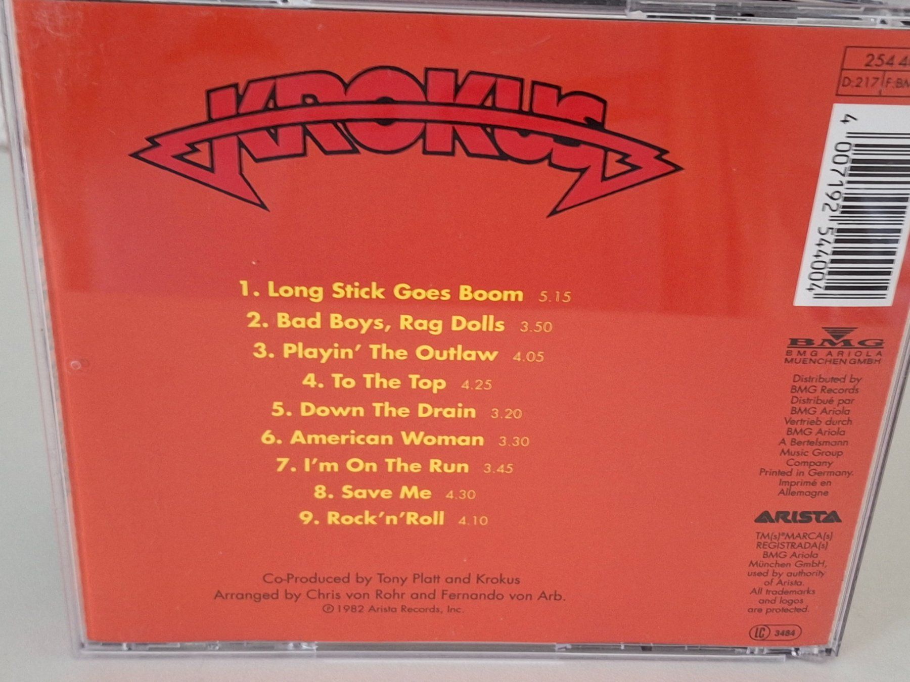 CD: CD Krokus - One Vice at a Time – Usato da Aarberg venduto da Jackup1 1