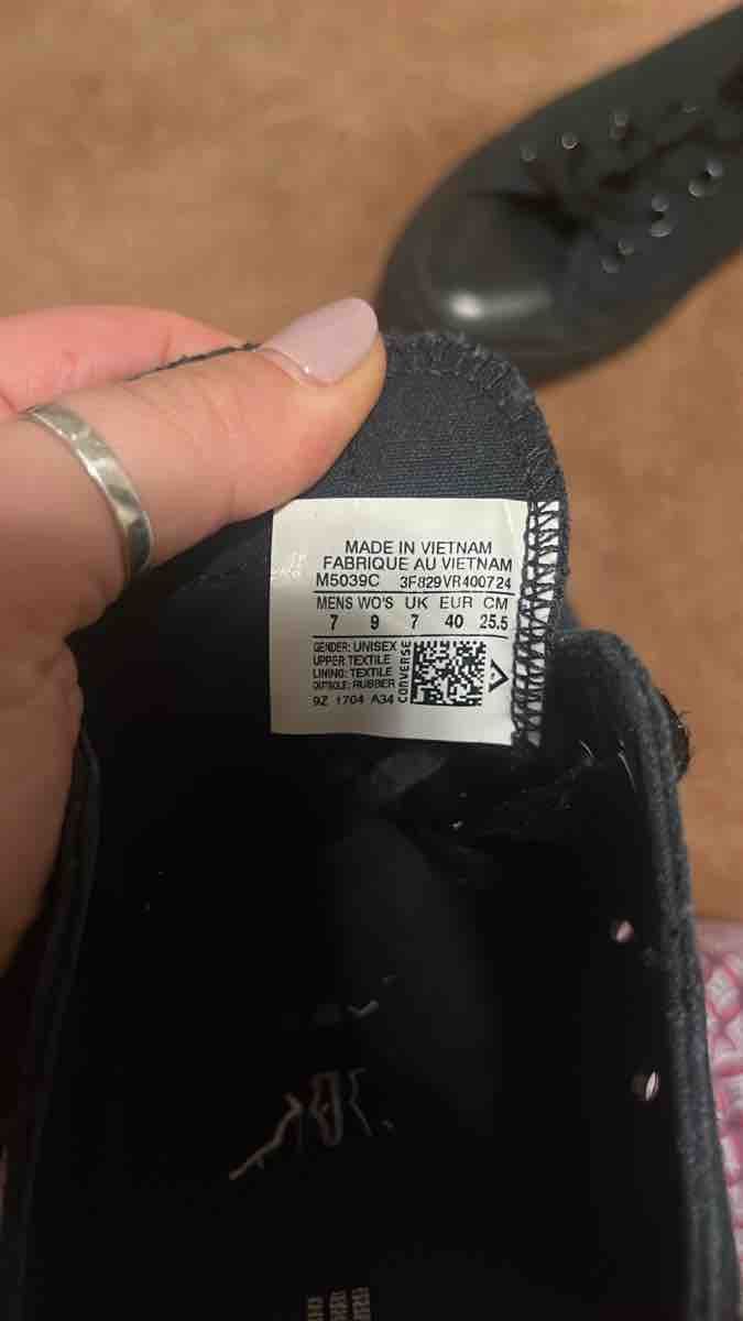 Converse Herrenschuhe: Converse Sneaker schwarz Grösse 40 – Gebraucht aus Däniken SO von Fabio814 2
