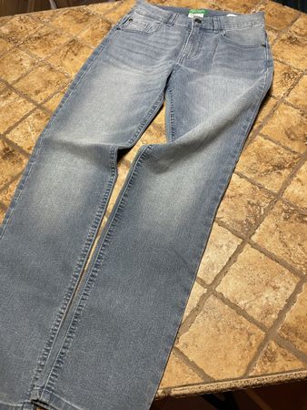 Jeans Benetton azzurri, taglia regolamento S/M
