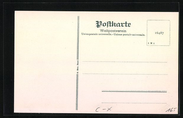 Cartes postales: Basel, Hotel Continental gegenüber dem  – D'occasion à Berlin par bartko-reher 1