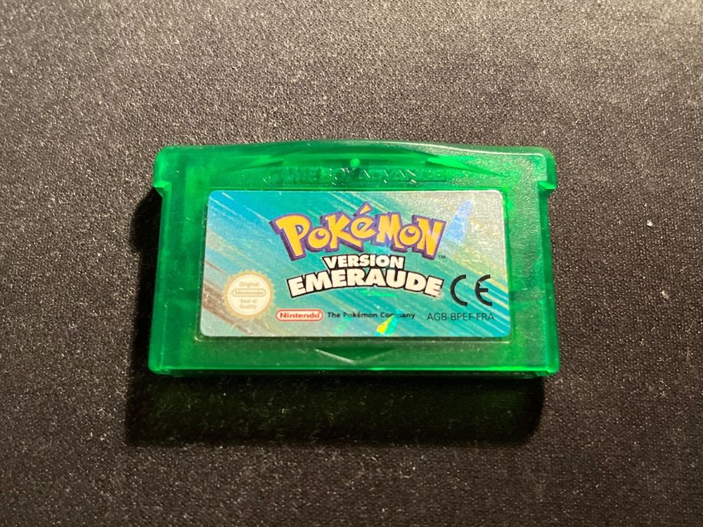 Pokémon Version Emeraude Game Boy Advance - PAL FR - Bon état