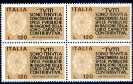 1977 BEKÄMPFUNG VON STEUERBETRUG 4ERBLOCK ** POSTFRISCH **
