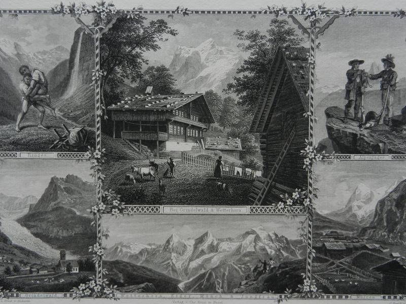 Incisioni: Grindelwald Souvenirblatt – Usato da Risch venduto da Rischli15 1