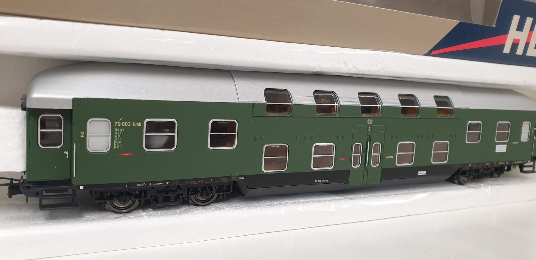 Modellini di ferrovie: Heris DB  Doppelstock  H0/DC – Nuovo (secondo la descrizione) da Neuenhof venduto da ludovicco 1