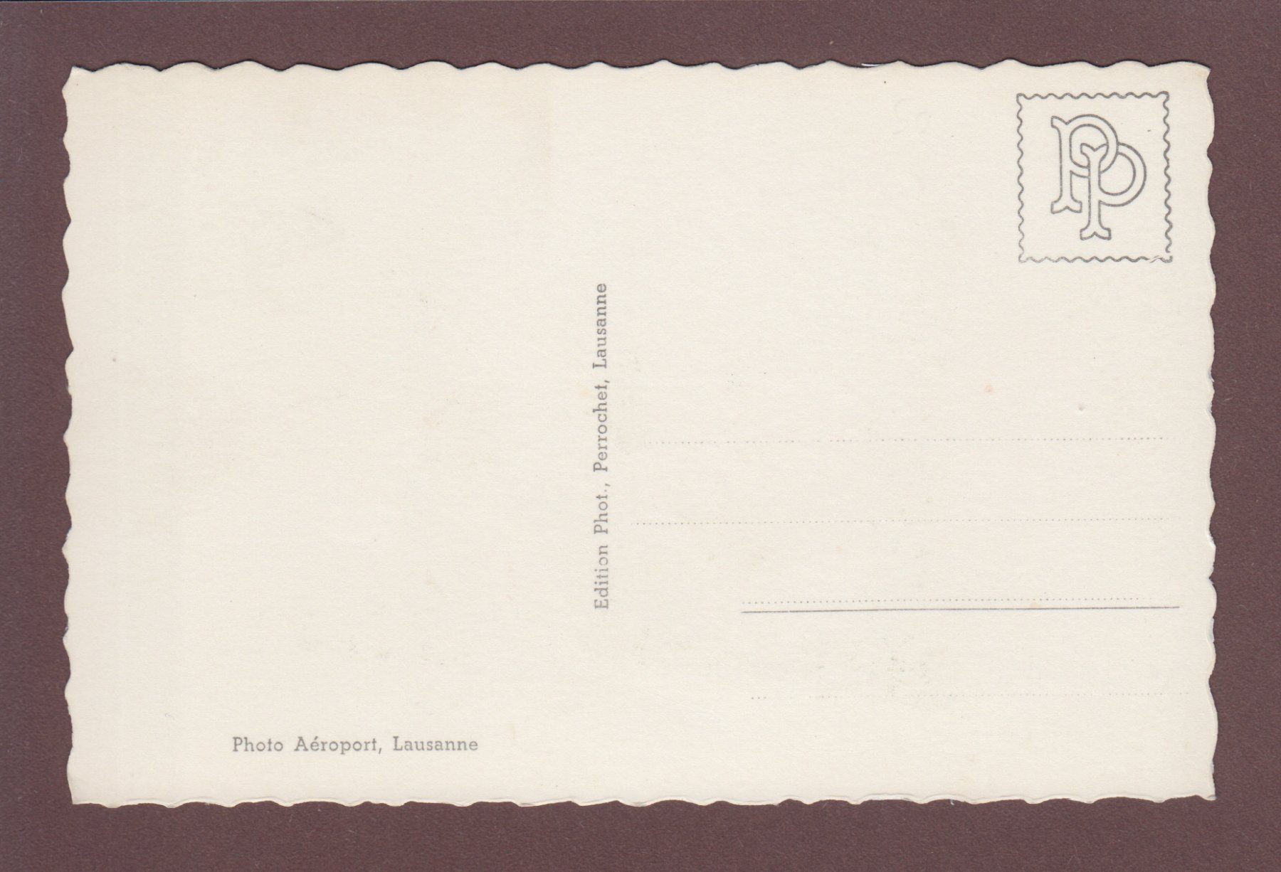 Cartoline postali: COL DU PILLON vu d'avion – Usato da Pully venduto da nicecards 1