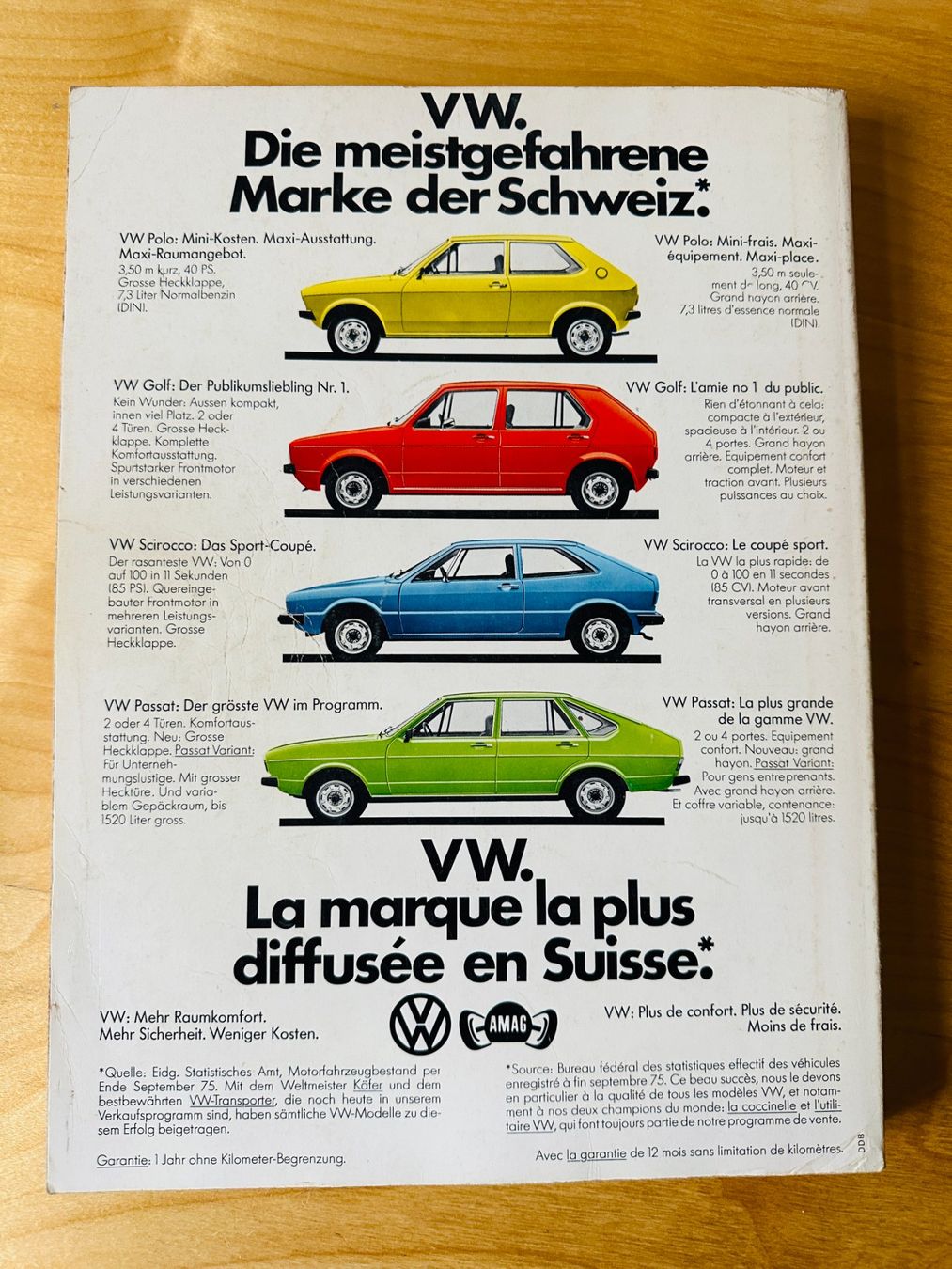 Zeitschriften & Magazine: Automobil-Revue - 1976 – Gebraucht aus Wohlen AG von Leu024 1