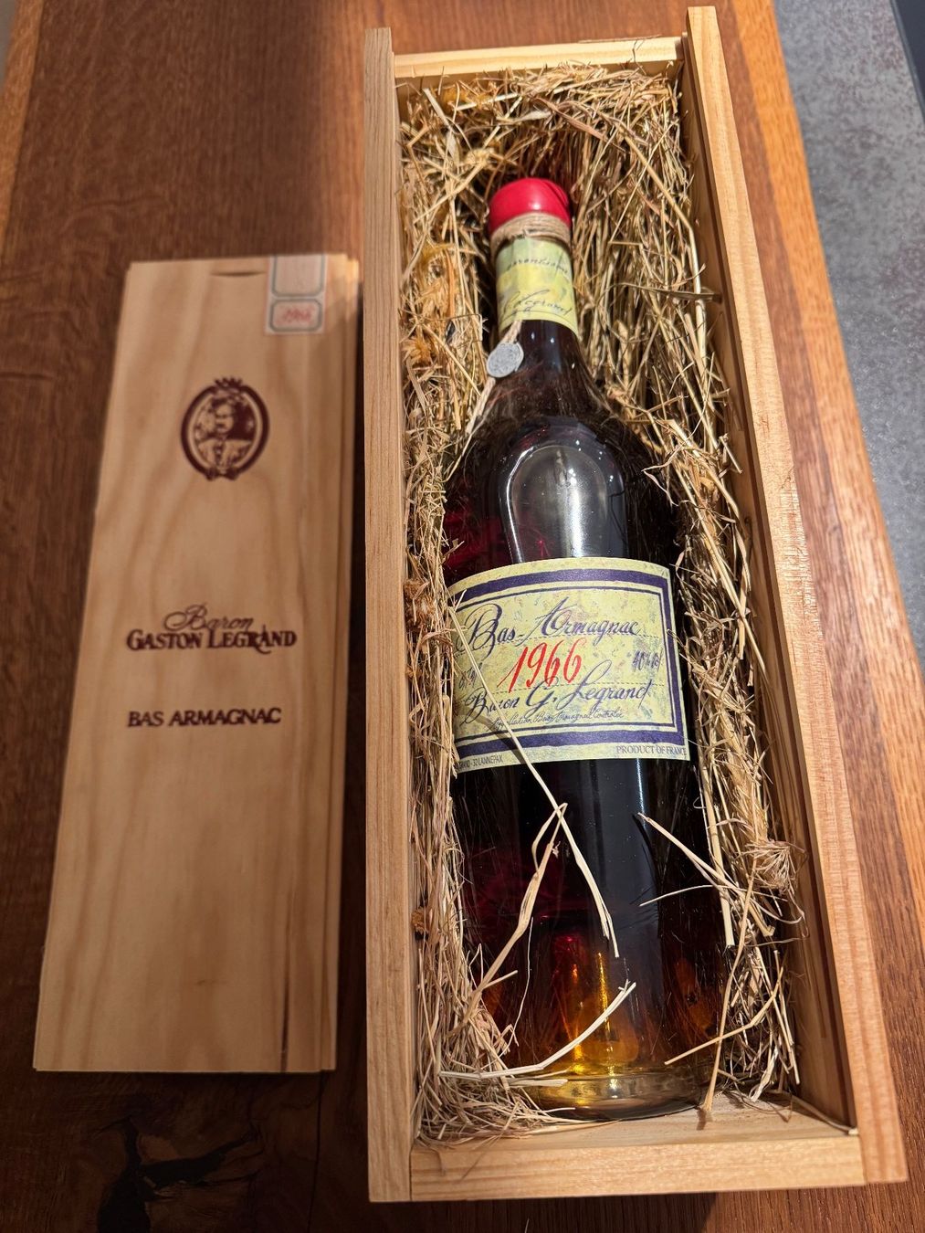 Bevande alcoliche: Baron G. Legrand Bas Armagnac 1966 – Nuovo e nell'imballaggio originale da Thun venduto da abunadh