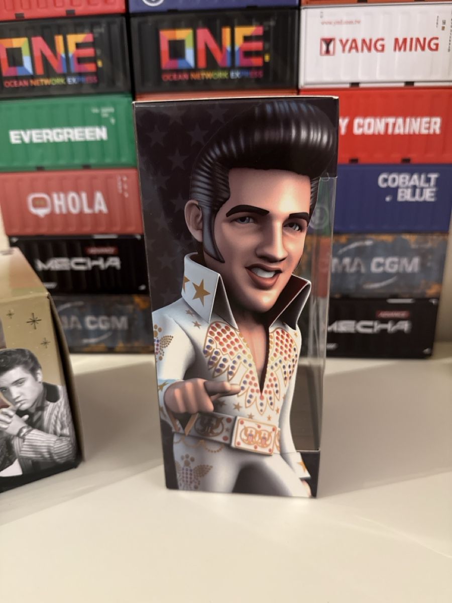 Statuette: MINIX Elvis Presley Sammelfigur NEU  – Nuovo e nell'imballaggio originale da Basel venduto da Zomeg 1