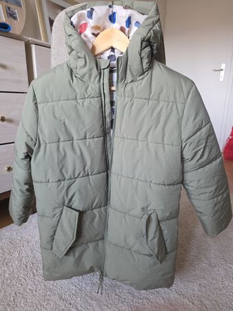 Unisex Kinder Winterjacke Grösse 134/140 grün wasserresisten