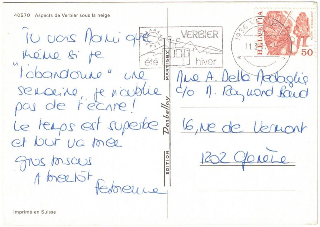 Cartoline postali: Verbier - 4 Bild AK – Usato da Binningen venduto da Mountainrider 1