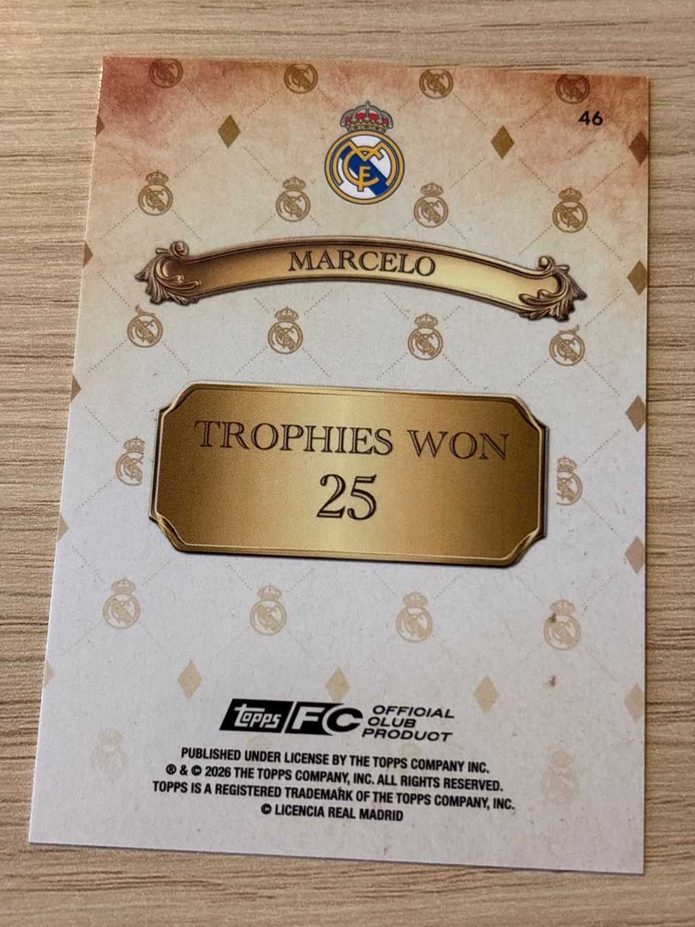 Topps Carte collezionabili: Topps Real Madrid Team Set 25/26 Marcelo – Nuovo (secondo la descrizione) da Zürich venduto da BVBWINNER 1