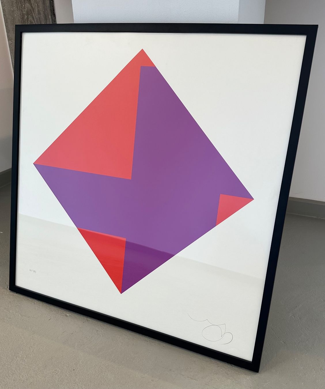 Dipinti: Composition concrète, 1973, Marcel Wyss – Usato da neuchatel venduto da cabinetjuliart 2