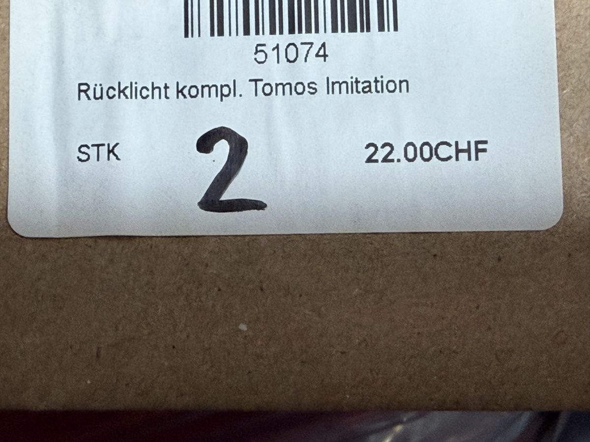 Tomos Parti ricambio per ciclomotori: Mofa Tomos Rücklicht – Nuovo (secondo la descrizione) da Latterbach venduto da Bbutz98 1