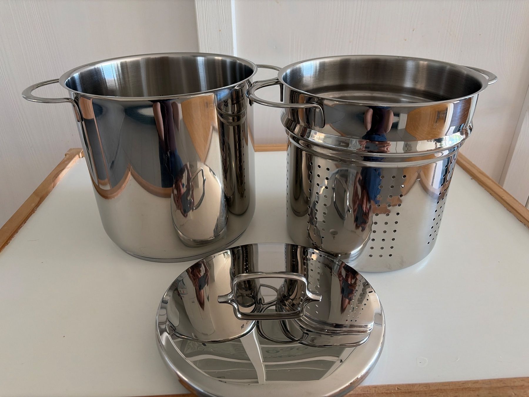 WMF Töpfe: WMF Nudeltopf mit Einsatz 18cm – Neu (gemäss Beschreibung) aus Aarau von don_9hqj