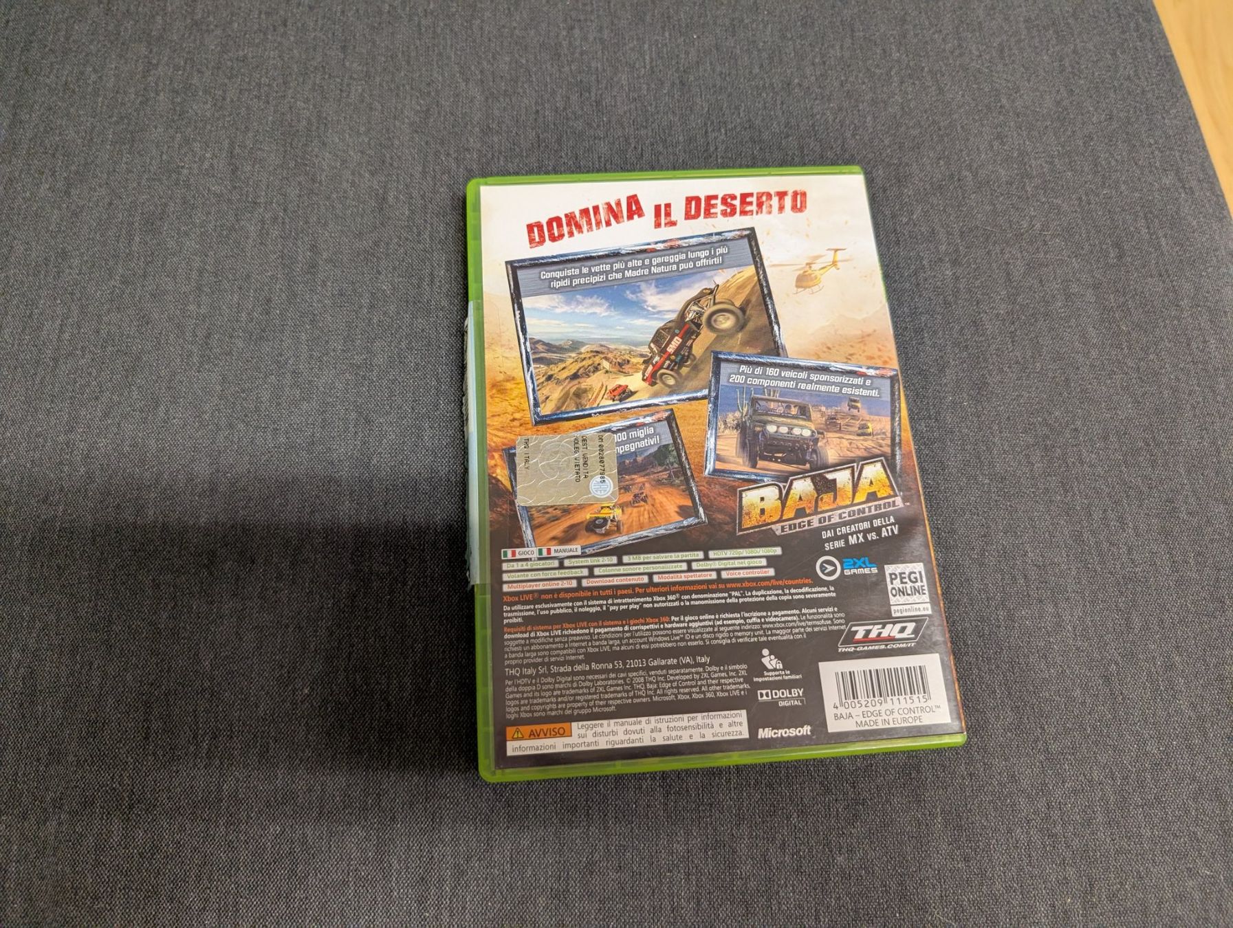 Giochi: Baja edge of control Microsoft Xbox 360 – Usato da Giubiasco venduto da Ticinerd 1