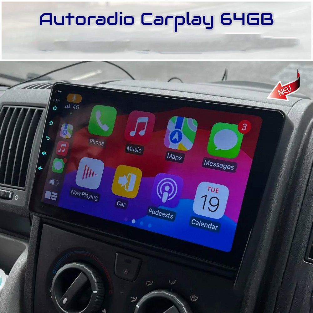 Navigationsgeräte: Fiat Ducato 3 Autoradio Carplay 9 Zoll Android – Neu und originalverpackt aus Chiasso von  2