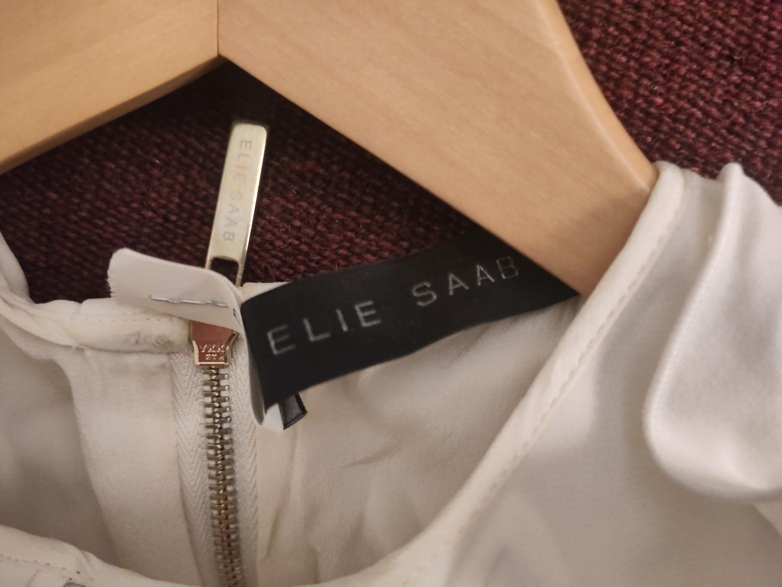 Vestiti: Weisses Kleid von Elie Saab, Gr. S – Usato da Lugano venduto da kat_lm5b 6