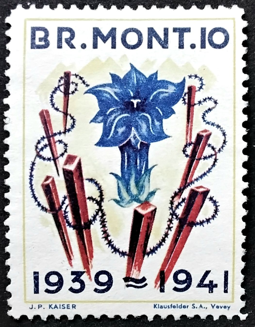 Tous les timbres: Gebirgs Brigade 10, 2.WK, Wi Kdo 117 – D'occasion à Niederuzwil par LichtPhil