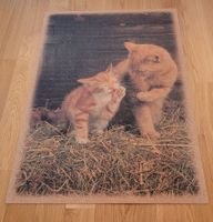 Katzen Poster/Bild aus Kork-Puzzle 50x70cm - NUR ABHOLUNG