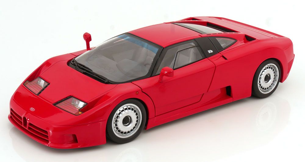 Bugatti Modellini d'auto: BUGATTI EB110 1991 ROT 1:12 KK-SCALE – Nuovo e nell'imballaggio originale da Suhr venduto da Moebelsiralfred