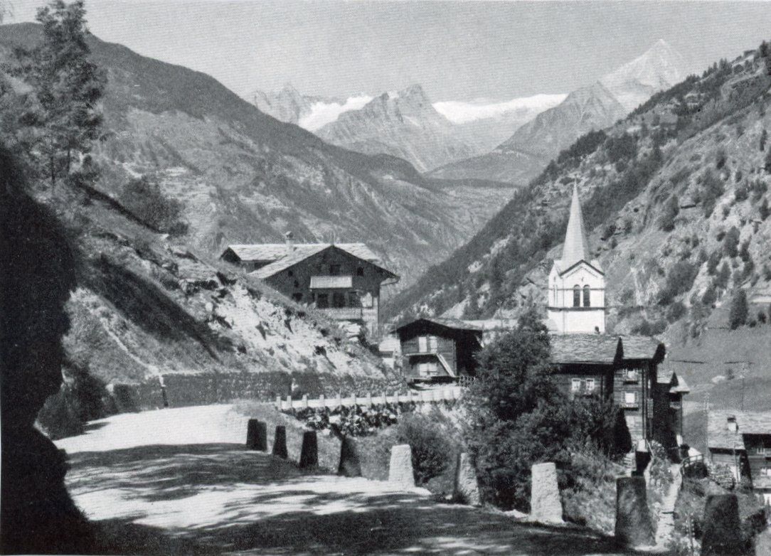 Cartoline postali: Eisten  VS  im Saastal – Usato da Brig venduto da Valcards54