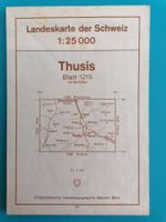 1215 Thusis🌞1:25'000 Landeskarte der Schweiz