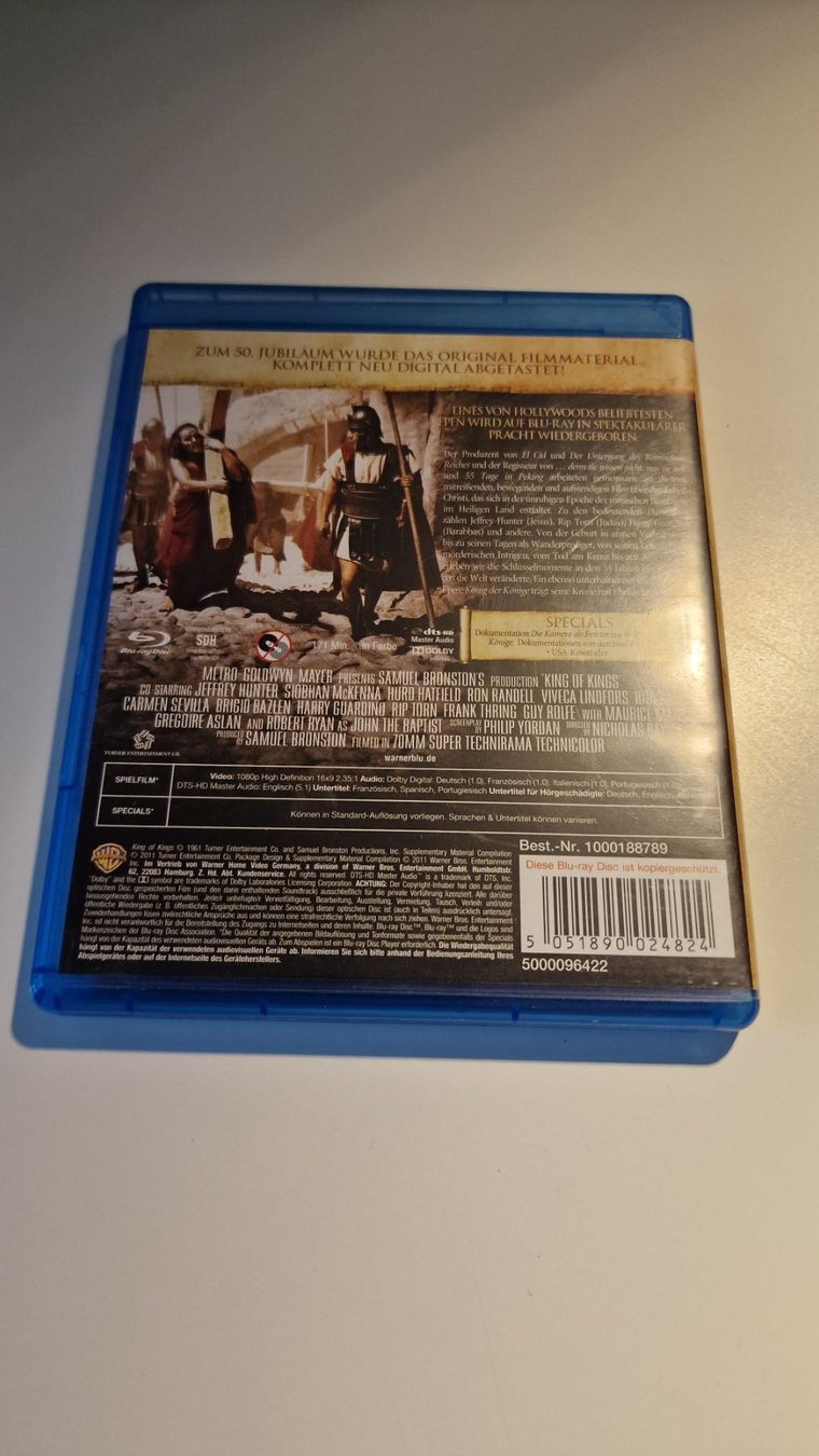 Tutti i DVDs: König der Könige Blue Ray – Usato da Sempach Station venduto da SwissRolli 2