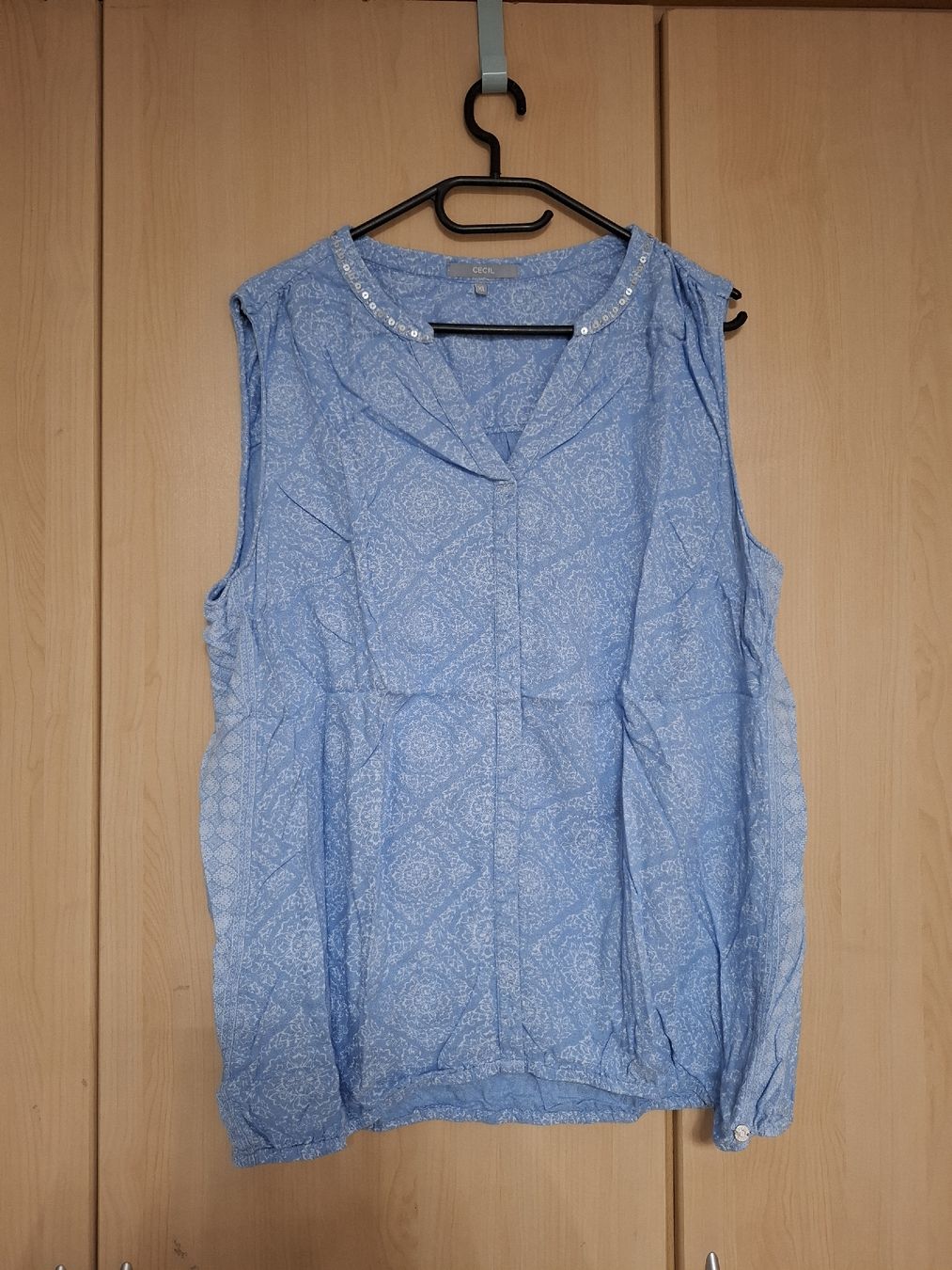 Cecil Camicette: Blusenshirt Gr. XL/42, Cecil, hellblau – Usato da Urtenen-Schönbühl venduto da nerdgirl