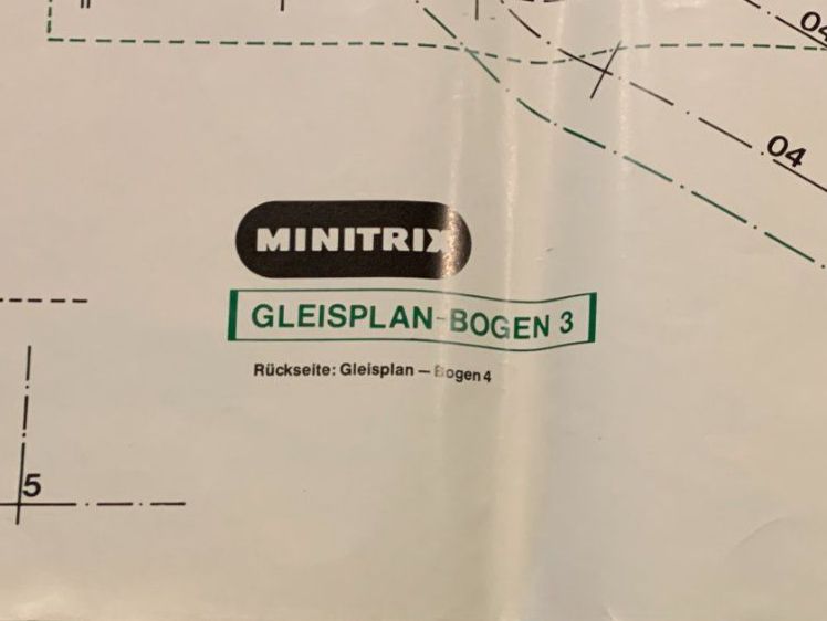 Trix Modelleisenbahnen: Minitrix Gleispläne beidseitig 1-4 – Neu (gemäss Beschreibung) aus Belp von capowiga 1