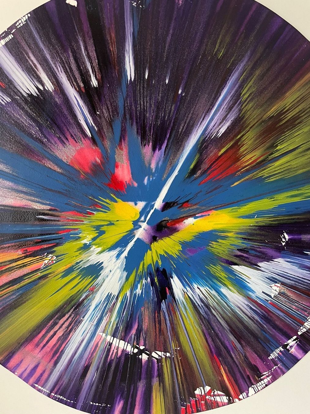 Dipinti: DAMIEN HIRST - Circle - gerahmt - Museumsglas – Usato da Unterägeri venduto da Sportster0 1
