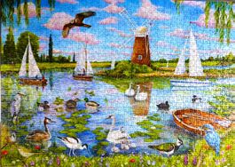 Ravensburger Puzzle 1000 Teile Life Along the Broads