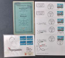 KONVOLUT  Kloten  1925 + 6 Ersttagsbriefe